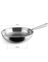 poele inox titanium 24cm - lacor france
