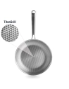 poele inox titanium 28cm - lacor france
