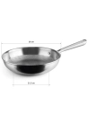 poele inox titanium 28cm - lacor france
