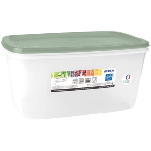 boã®te rectangulaire 5.5 l naturel couvercle vert amande - david georges