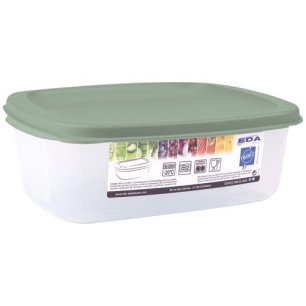 boã®te rectangulaire 1.5 l naturel couvercle vert amande - david georges