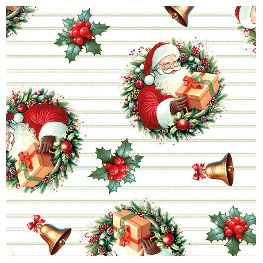 sachet cadeau noã«l 277 x 45 cm - papeteries du poitou