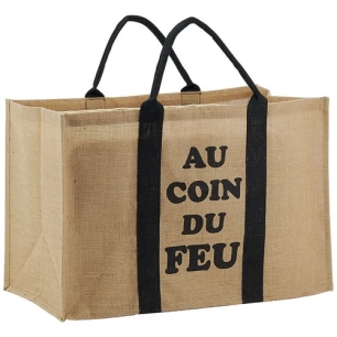 sac buches jute au coin du feu - aubry gaspard vannerie nouvelle