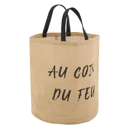 sac jute naturel au coin du feu d37 - aubry gaspard vannerie nouvelle