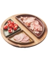 set de plateau magnã‰tique rond et 3 bols - sharing - livwise point virgule