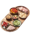 set de plateau magnã‰tique rond et 3 bols - sharing - livwise point virgule