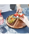set de plateau magnã‰tique rond et 3 bols - sharing - livwise point virgule