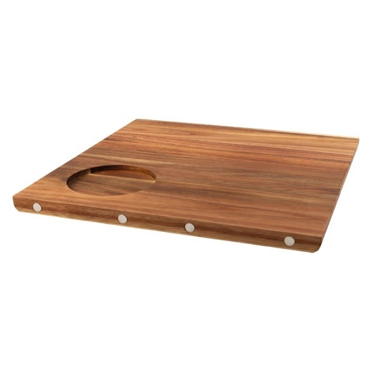 planche en acacia avec aimants - sharing 33x33x2cm - livwise point virgule