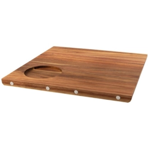 planche en acacia avec aimants - sharing 33x33x2cm - livwise point virgule