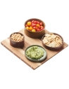 planche en acacia avec aimants - sharing 33x33x2cm - livwise point virgule