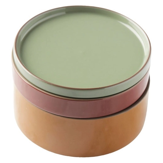 set de 3 bols en gres 15x15x11cm - sharing - livwise point virgule