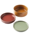 set de 3 bols en gres 15x15x11cm - sharing - livwise point virgule