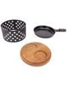 aspen raclette rond 1 personne - cosy et trendy billiet