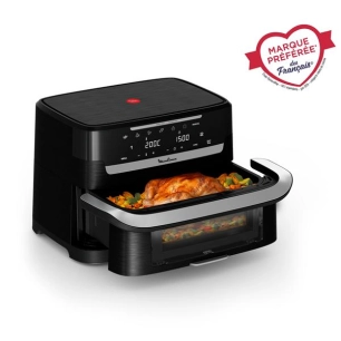 air fryer dual flex 9l infrarouge - gpe seb france - moulinex