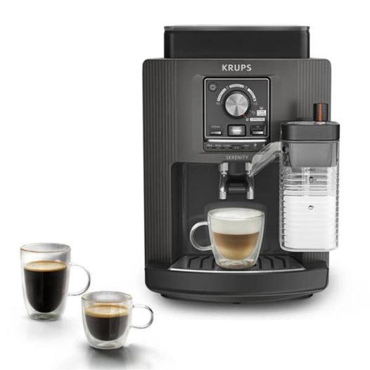 robot cafe serenity lait 5â boissons - gpe seb france - krups