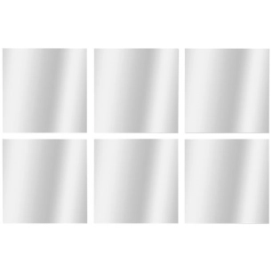 set de 6 miroirs carres 10x10cm - wsab logistique