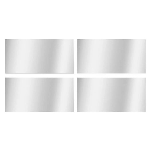 set de 4 miroirs rectangulaires 15 x 30 cm - wsab logistique
