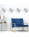 set de 4 miroirs carres 30x30cm - wsab logistique