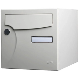 boite aux lettres normalisee 1 porte exterieur ivoire - wsab logistique
