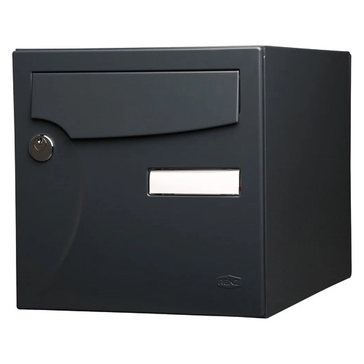 boite aux lettres normalisee 1 porte exterieur anthracite - wsab logistique