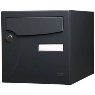 boite aux lettres normalisee 1 porte exterieur anthracite - wsab logistique
