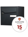 boite aux lettres normalisee 1 porte exterieur anthracite - wsab logistique