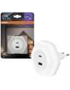 veilleuse lunetta hexagon prise usb blanc chaud - osram