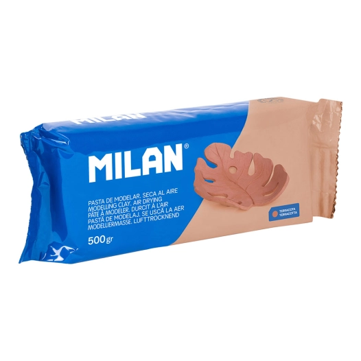 pâte à modeler autodurcissante 500g, couleur terre cuite