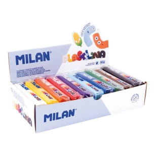 pâte à modeler sans gluten 150 g, couleurs assorties, 10 unités, boîte présentoir