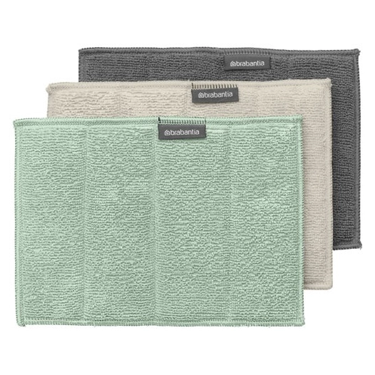 eponges microfibre x 3 assorties - brabantia international bv