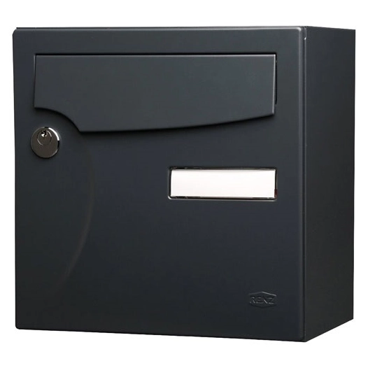 boite aux lettres compacte 1 porte exterieur anthracite mat - wsab logistique