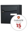 boite aux lettres compacte 1 porte exterieur anthracite mat - wsab logistique