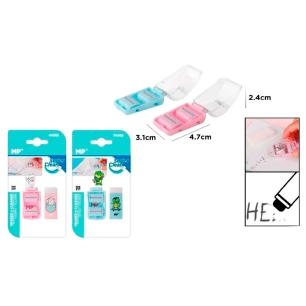 gomme et nettoyant pour bureau, modèles assortis, blister