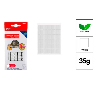 pâte adhésive blanche réutilisable 35 g, blister