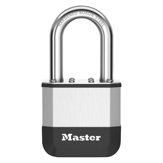 cadenas lamine ã©lite 52 mm anse longue 38 mm en acier - master lock europe