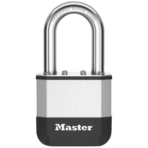 cadenas lamine ã©lite 52 mm anse longue 38 mm en acier - master lock europe