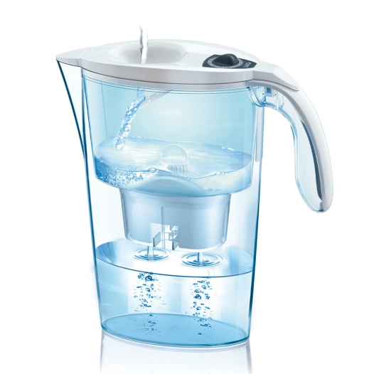 carafe filtrante avec minuteur analogique, 2,3 l