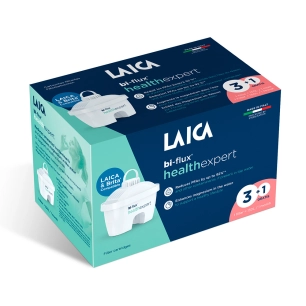 filtres b-flux health expert pour carafes filtrantes, pack de 3+1 gratuit
