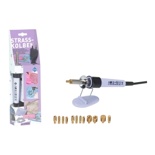 kit de pose de pierres avec fer de fixation et 12 applicateurs, 6 w