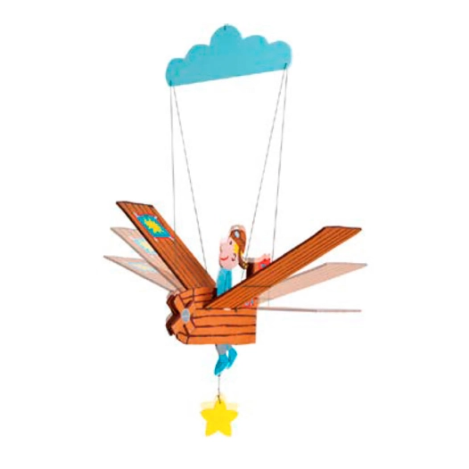 gabarit de marqueterie petit pilote, 2 planches a4