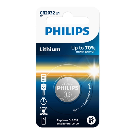 pile lithium cr2032 3 v, blister