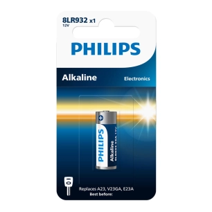 pile alcaline 23a, 12v, 8lr932/01b, blister