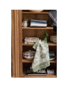torchon jacquard herbes de provence vert 50x70 - sde ld
