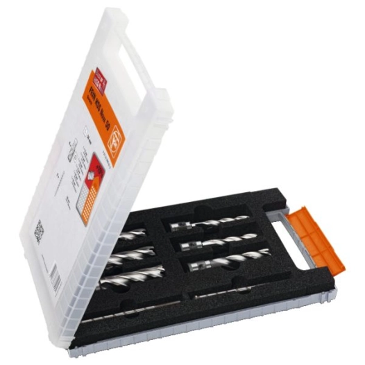 coffret 6 fraises a carotter hss nova weldon 3/4' ø12/14/16/18/20/22 x 25mm + 2 ejecteurs