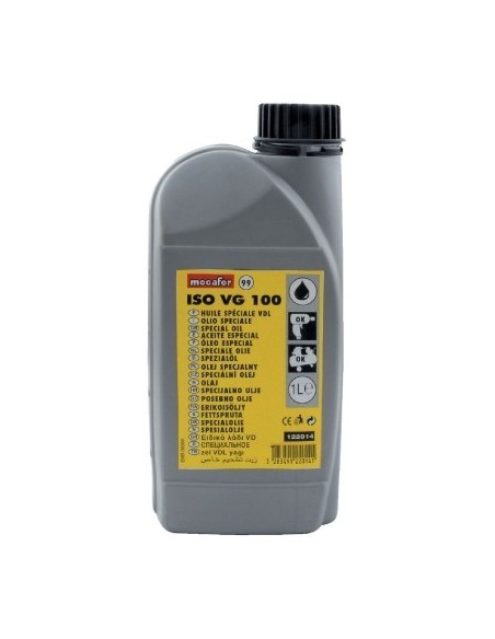Huile compresseur + outils pneumatiques type 100 bidon 1 litre - MECAFER