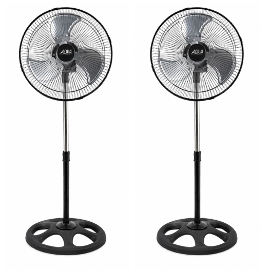 2 ventilateurs sur pied ø45 cm 90w 3 vitesses 2 ventilateurs sur pied ø45 cm 90w 3 vitesses - aqua di mare