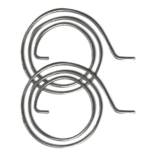 ressort de poignée, modèle mll02, en acier zingué, ø29 x 1,7 mm, 2 unités, blister