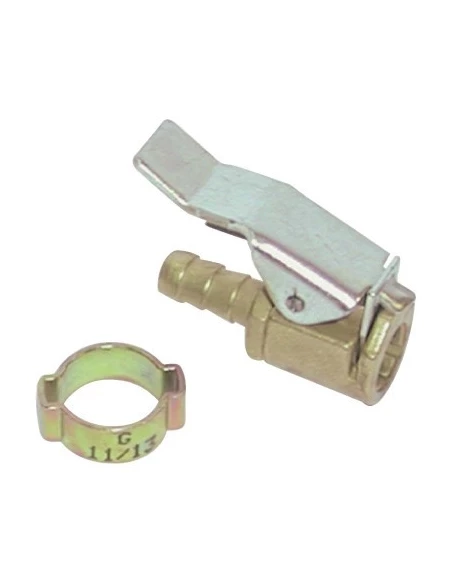 Embout à grosse valve pour auto et vtt pour tuyau 6 mm