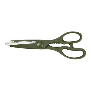ciseaux de cuisine, experto, en acier inoxydable, verts, 21,5 cm