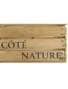 caisse bois cote nature l50 - aubry gaspard ld